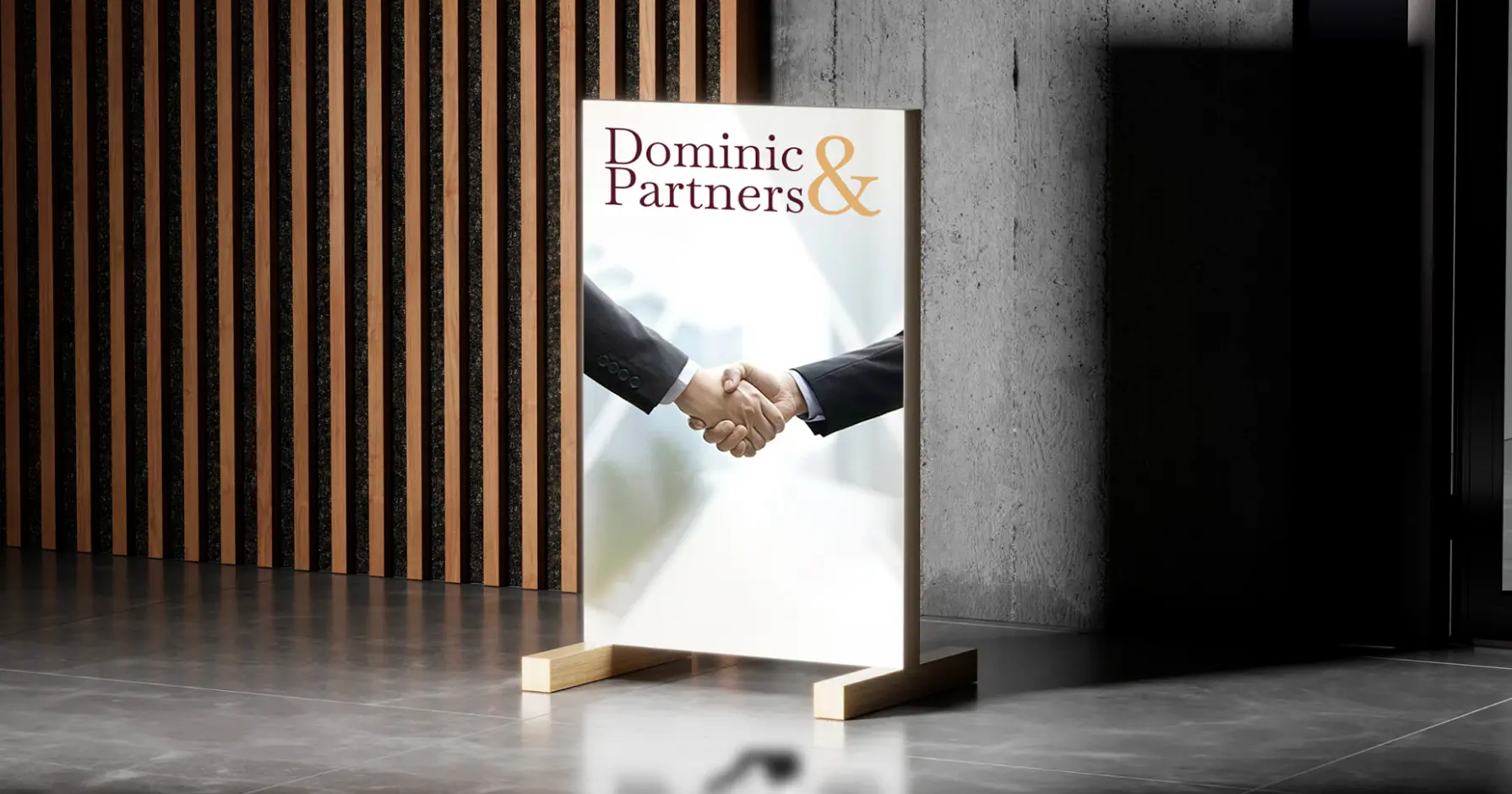 Dominic & Partners - Stand Billboard